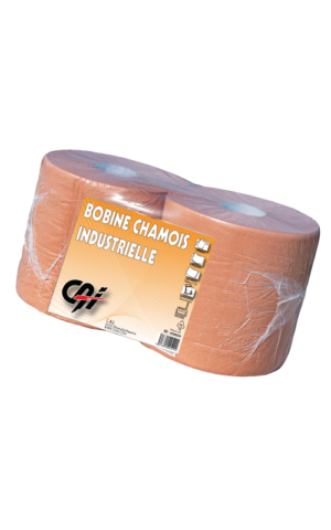 Bobine papier Chamois 1000F (Pack de 2)